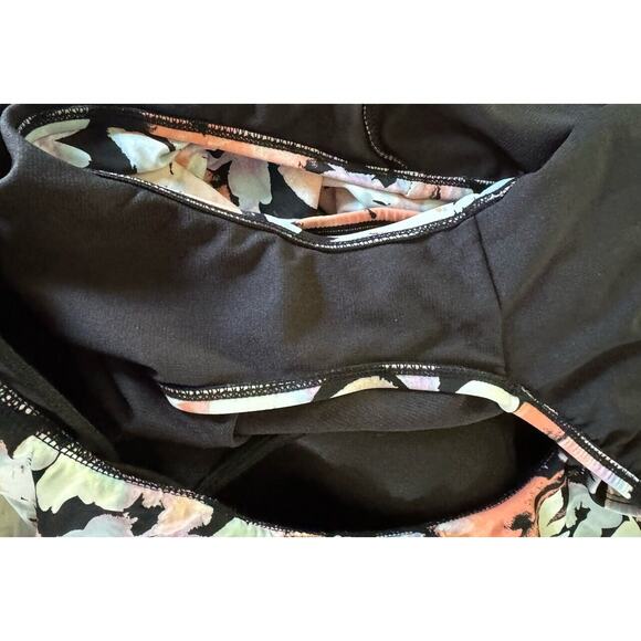 Time And Tru Bathing Suit 1X Multicolor Floral One Piece Women's Summer Beach - Picture 5 of 10